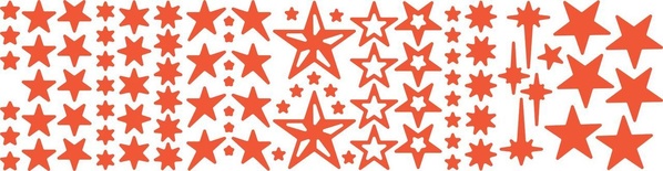 Ножи от Cheery Lynn Designs - 100 Stars - 100 Звездочек