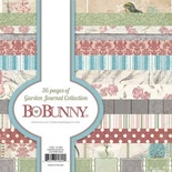 Набор двусторонней бумаги BoBunny - Garden Journal - Paper Pad, размер 15х15 см, 36 листов
