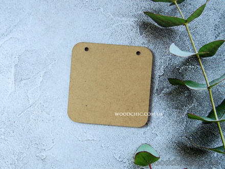 Заготовка для декорирования от WOODchic - "Квадрат", 9.5х9.5 см
