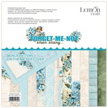Набір паперу для скрапбукінгу Lemoncraft - Dear Diary - FORGET-ME-NOT, 30.5х30.5 см