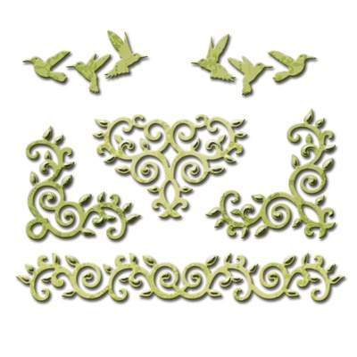 Нож для вырубки от Spellbinders - Draping Vines Elements
