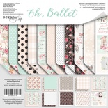 Набор двусторонней бумаги от Scrapmir - Oh, Ballet, 20х20см, 11шт