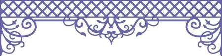 Нож для вырубки от Cheery Lynn Designs - Lattice Valance Border