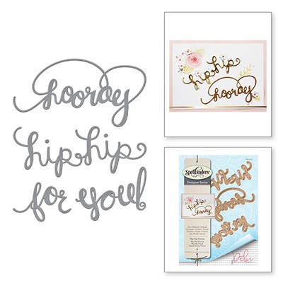 Нож для вырубки от Spellbinders - Quite Contrary - Debi Adams - Hip Hip Hooray