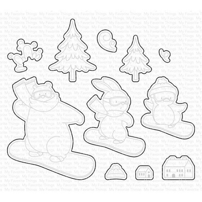 Лезвие нож My Favorite Things - BB Ready, Set, Snow Die-namics