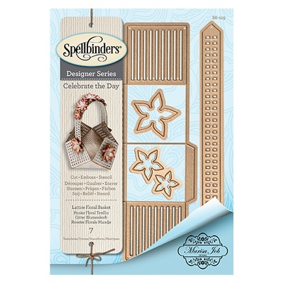 Ножи от Spellbinders – Lattice Floral Basket - Корзиночка с цветами
