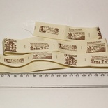 Лента от Thailand - Lovely Print Cotton Ribbon Label String Four Patterns, 1 метр