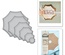 Нож для вырубки от Spellbinders - Stacey Caron - Renaissance Jubilee - Scalloped Label 46