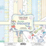 Набор скрапбумаги My little mousy boy 20x20 см 10 листов, ТМ Фабрика Декору