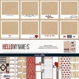 Набор скрапбумаги и декора Teresa Collins - Hello My Name Is - Collection Pack