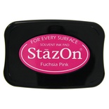 Перманентные чернила Tsukineko - StazOn Pads Fuchsia Pink