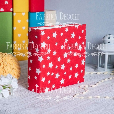 Заготовка альбома в мягкой обложке Звезды на красном, TM Fabrika Decoru