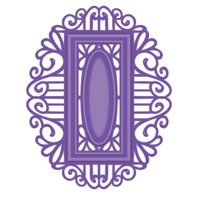 Ніж для вирубки Sue Wilson - Frames & Tags - Dainty Oval Frame