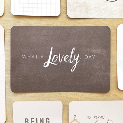 Набор карточек Project Life by Becky Higgins - Core Kit - Modern Wedding, 616 штук