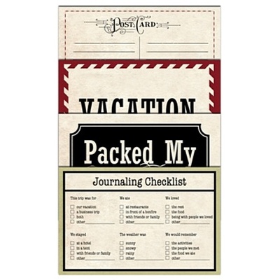 Карточки для журналинга Carta Bella Well Travelled - Postcard Pack