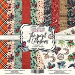 Набор скрапбумаги - The spirit of Christmas, 20x20 см, ТМ Фабрика Декора