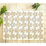 Чипборд ScrapBox - Набор чисел для рождественского календаря (advent calendar) Hi-324