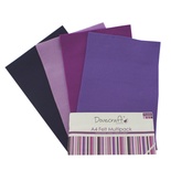 Набор отрезков фетра от Dovecraft - Felt Multiple Pack - Purples, 8 шт.