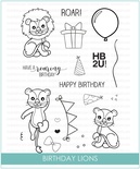 Штампы от Studio Katia - Birthday Lions, STKS012