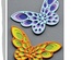 Набор ножей от Birch Press Design - Sparkler butterfly layer set, 4 шт.