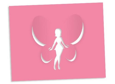 Фигурный дырокол Tonic - Fairy Flutter 731E