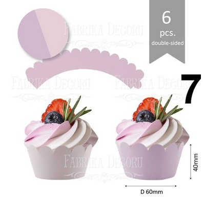 Набор картонных заготовок 005, ТМ Fabrika Dekoru, 6 штук, выбор цвета