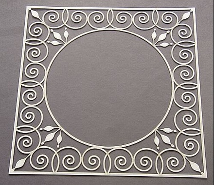 Чипборд от Dusty Attic - Wrought Iron Frame №1