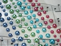 Клеевые полужемчужинки от ScrapBerry's "Яркие", 120 шт