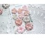 Набор цветов TM Iris - Monsella grey-pink, 30-50 мм, 10 шт