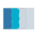 Набор конвертов Hero Arts - SEA MIX ENVELOPES (оттенки голубого), 3 штуки