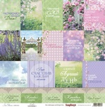 Бумага для скрапбукинга от ScrapBerry's - Цветущий Сад - Карточки 1, 1 лист, 30,5х30,5 см, 190 гр/м, односторонняя