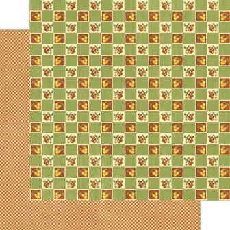 Лист скрапбумаги Graphic 45 - Simple as Pie, двусторонняя, 30х30 см