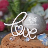 Чипборд ScrapBox - Надпись Love Hi-417