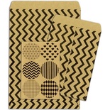 Конверты-пакетики из крафт-бумаги BoBunny - Kraft Gift Bags Chevron