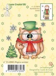 Акриловый штамп от LeCreaDesign - Clearstamp Popco Winter - Зимняя сова