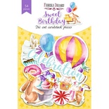 Набор высечек, коллекция Sweet birthday 54шт,ТМ Фабрика Декора
