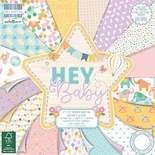 Набор бумаги для скрапбукинга First Edition - Hey Baby, 48 листов, 30х30 см