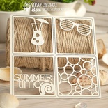 Чипборд ScrapBox - Карточка Project Life набор из 4-х шт. PL-043