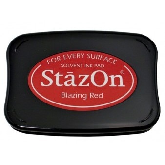 Перманентные чернила Tsukineko - StazOn Pads Blazing Red