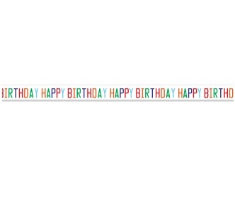 Бумажный скотч в диспенсере Hampton Art - DeCo Runner Happy Birthday