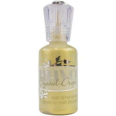 Жидкие жемчужные капли Tonic Studios - Nuvo Crystal Drops - Metallic Bright Gold