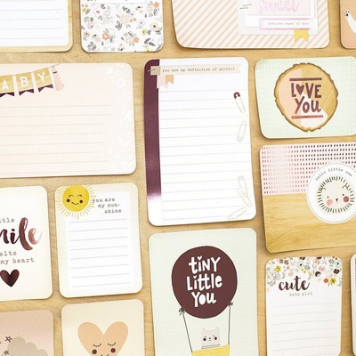 Набор карточек Project Life by Becky Higgins - Value Kit - Little You Girls, 130 элементов