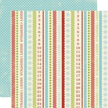 Лист скрапбумаги Lily Bee Design - Figgy Pudding, 30х30 см, двусторонняя