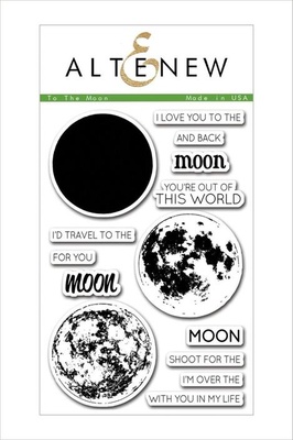Набор штампов от Altenew - To the Moon Stamp & Die Bundle, 14 штампов