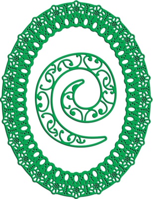 Рамка Kiwi Oval от Cheery Lynn Designs