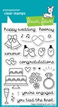 Штампы и ножи от Lawn Fawn - Happy Wedding - Счастливая свадьба