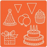 Силиконовые молды от Plaid - Mod Podge Mod Melts - Celebration