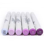 Набор алкогольных маркеров от First Edition -  Twin Markers - Purple, сиреневые, 6 шт.