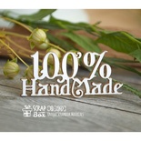 Чипборд ScrapBox - Надпись 100% HandMade Hi-280