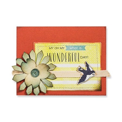 Нож для вырубки от Spellbinders - Tammy Tutterow Designs - Pinwheel Posies